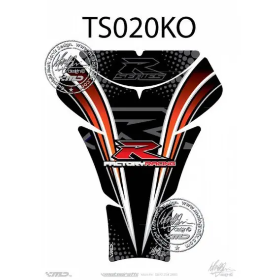 Tani MOTOGRAFIX TANKPAD SUZUKI GSXR 600/750/1000 2005-2008 TS020KO